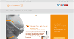 Desktop Screenshot of procollagen-c.com